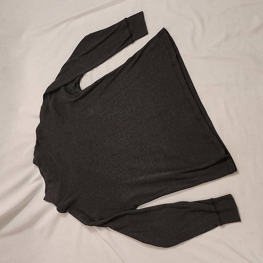 Vintage Men's Gray Ringo Sport Mock Turtleneck Sweater